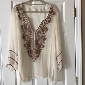 Ella Moss embroidered tunic